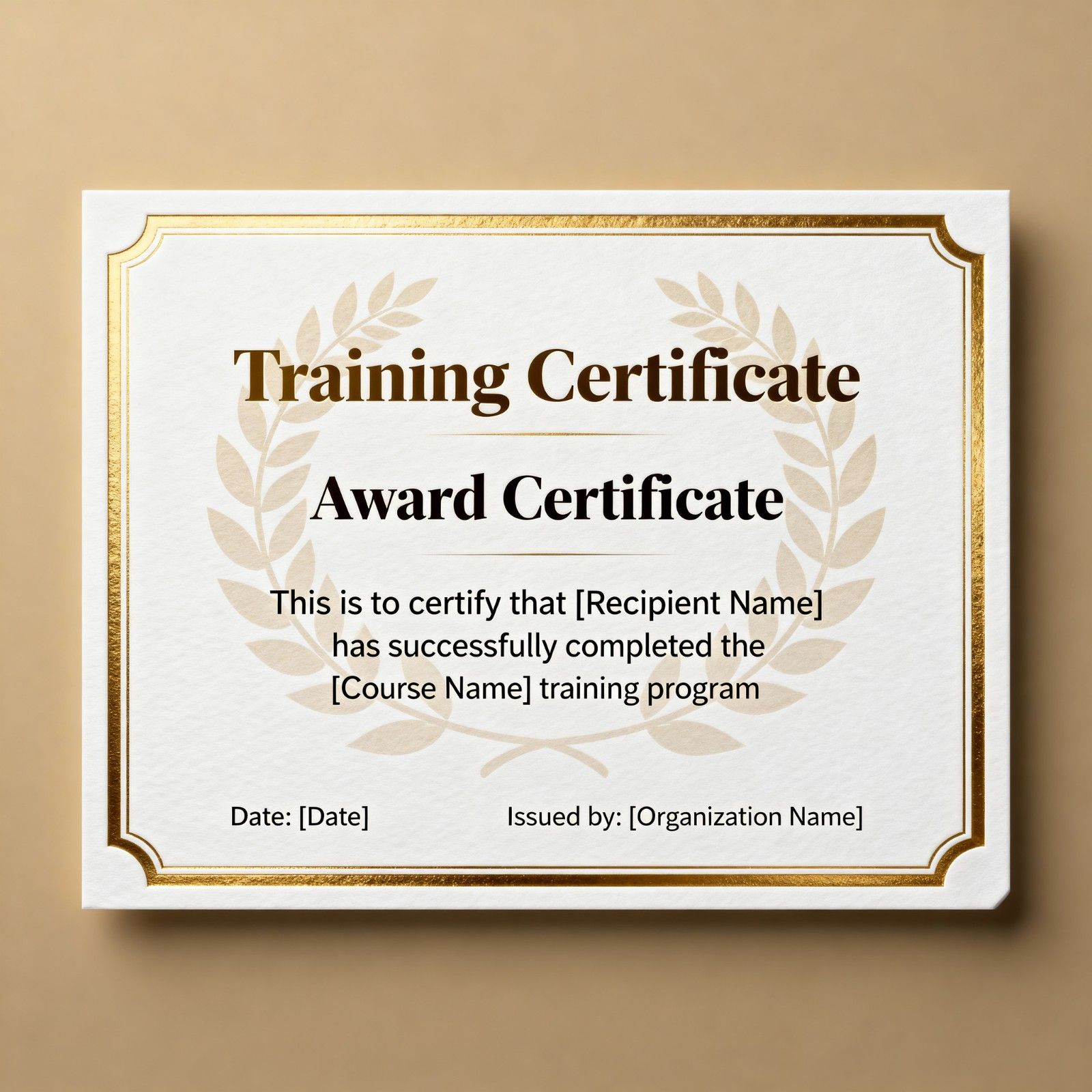 Certificates